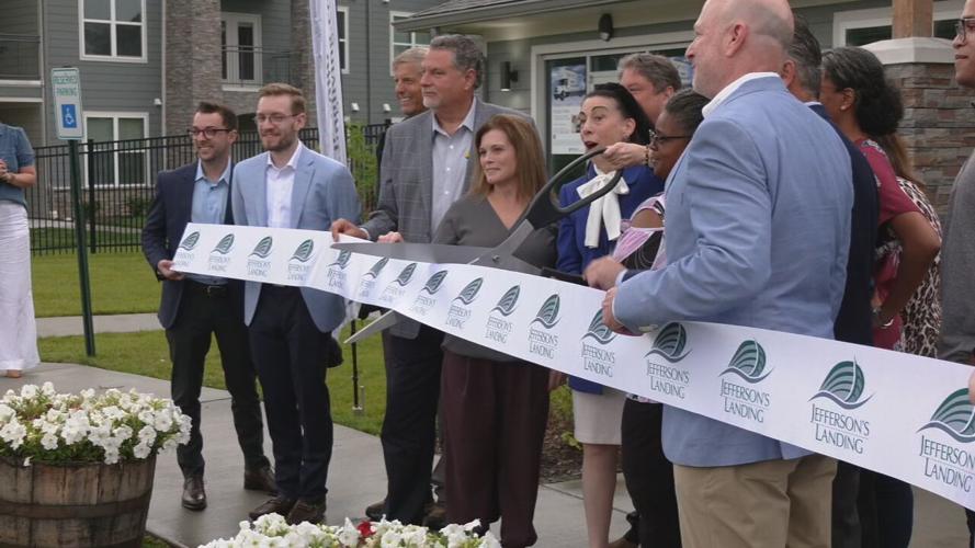 Ribbon-cutting at Jefferson's Landing Apartments