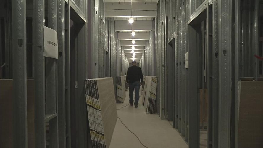 Crews work to transform the former Eagle Cotton Mill into hotel