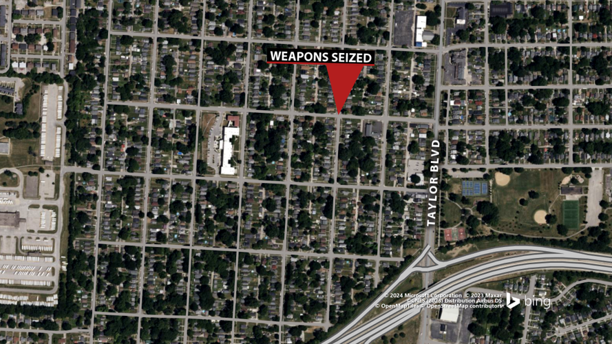 Lentz Avenue Weapons Seized