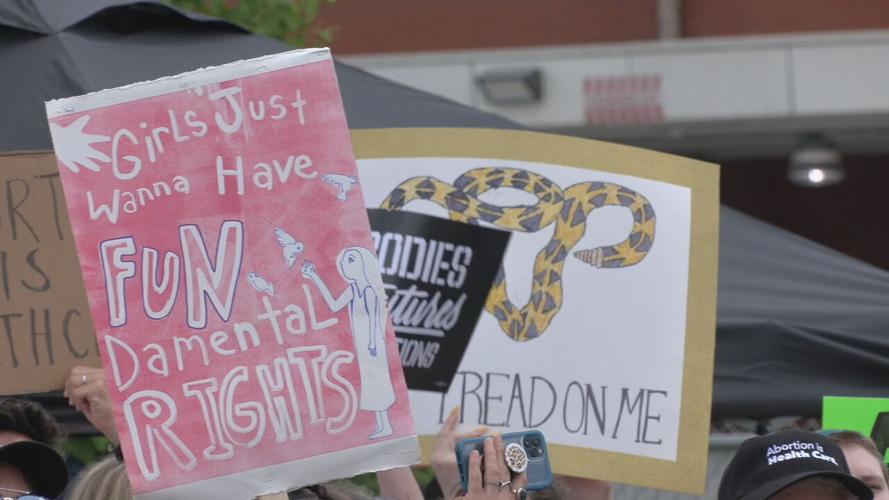 Sign at Pro-choice rally 5-14-22