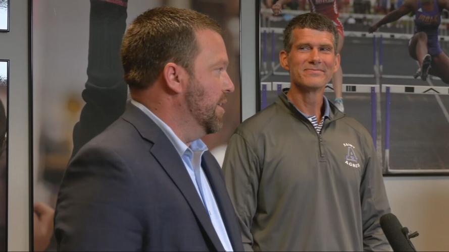 Former JCPS Transportation Director Randy Frantz and business owner Mike Sherman