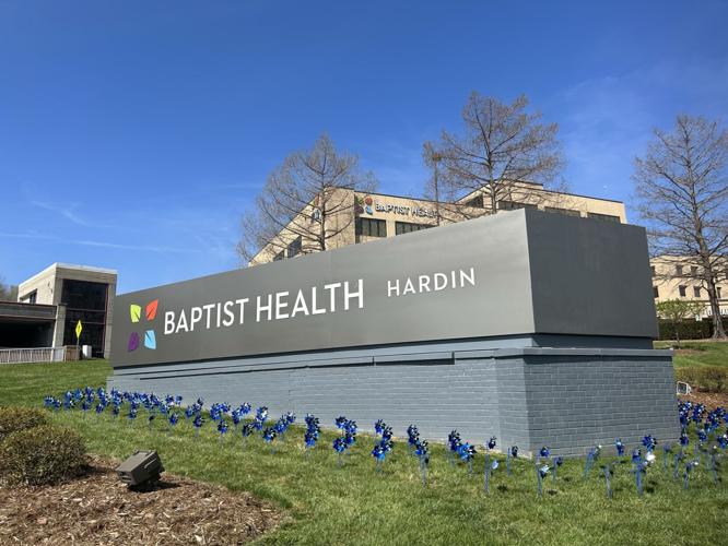 Pinwheels call attention to child abuse at Baptist Health Hardin