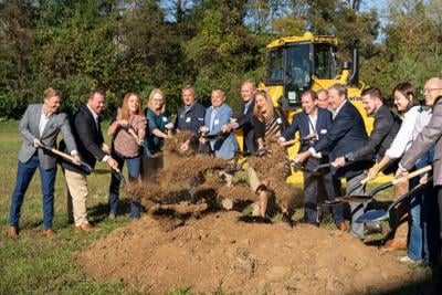 Media America Corp. Louisville expansion groundbreaking 10-22-24