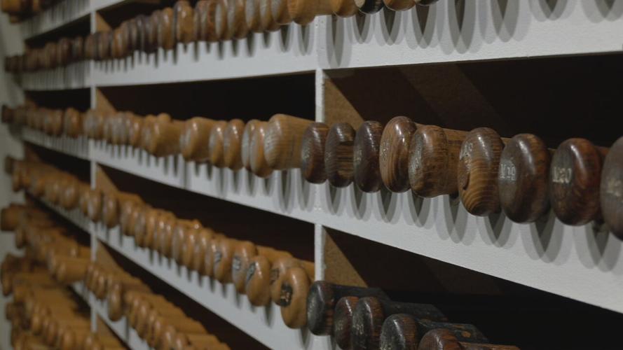 The Bat Vault inside the Louisville Slugger Museum