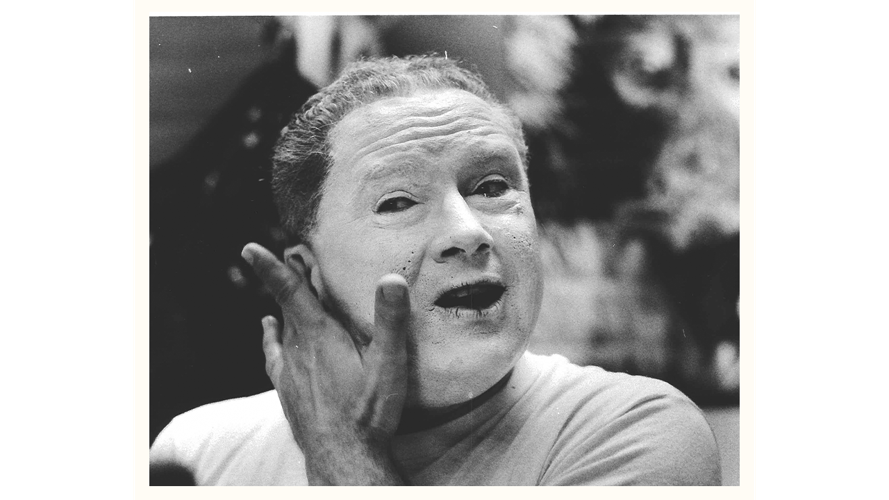 William Dopp puts on Presto makeup