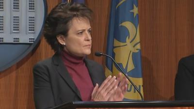 LMPD chief Erica Shields at newser