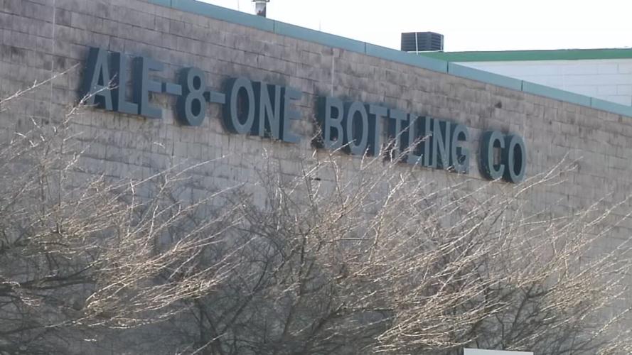 Outside the Ale-8-One factory in Winchester, Kentucky.
