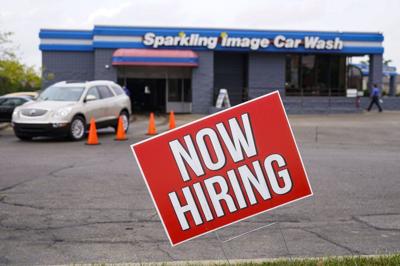 JOBLESS - UNEMPLOYMENT - NOW HIRING SIGN - AP 9-2-2020.jpeg