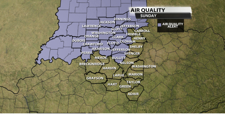 Wildfire Smoke Prompting Air Quality Alert for Sunday | Weather Blog ...