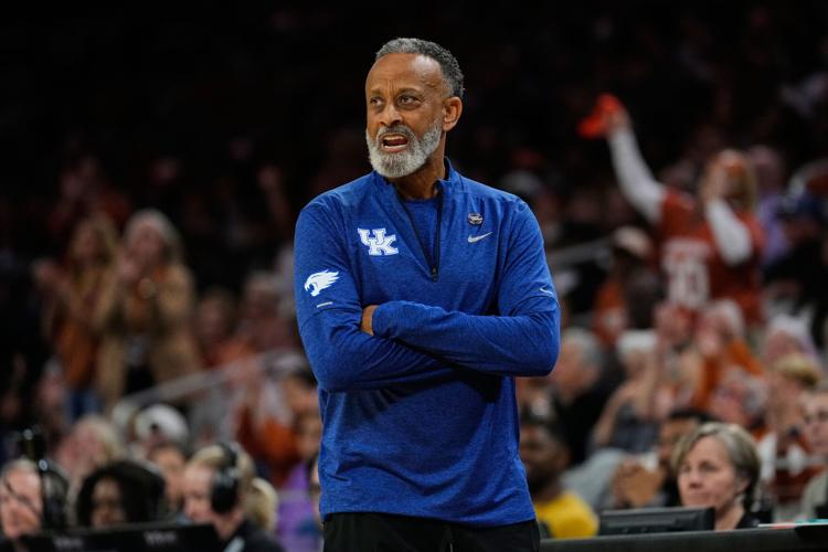 UK women's basketball head coach Kenny Brooks - AP - 3.28.26