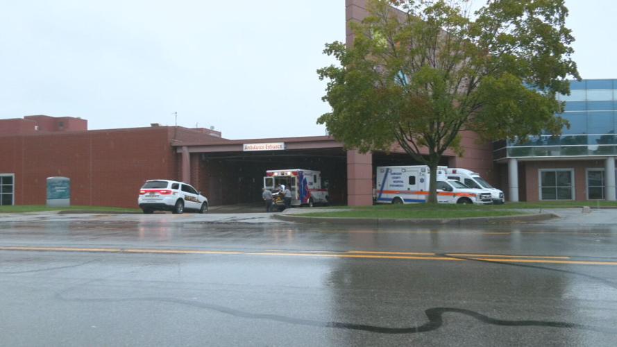 AMR ambulances at Baptist Health Floyd.jpeg