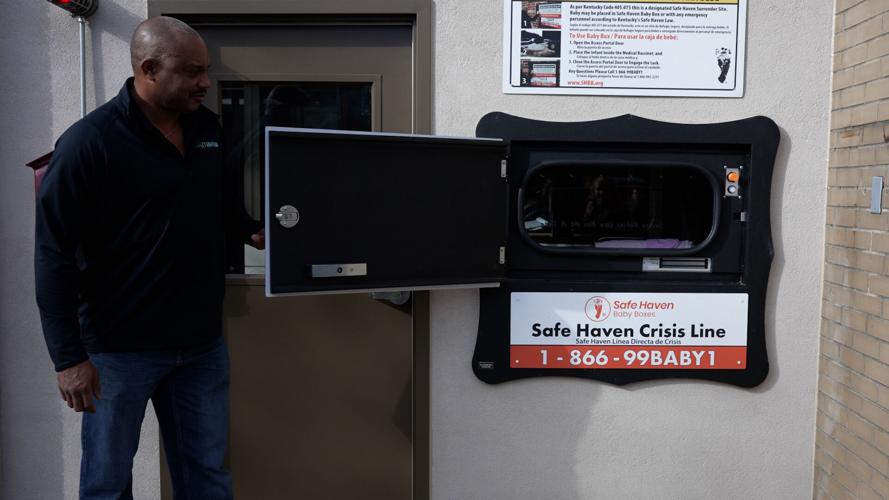 Safe Haven Baby Box installed at Louisville fire station at 1500 S. 6th Street