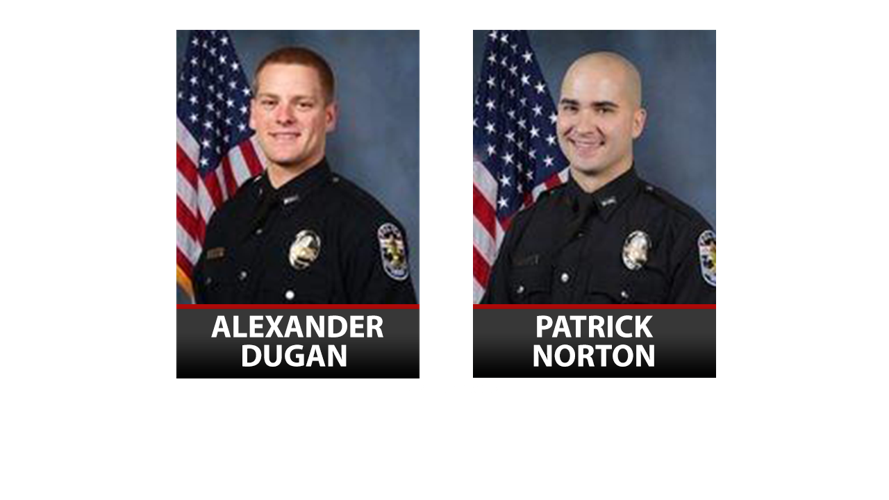 LMPD officers Alex Dugan and Patrick Norton