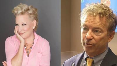 Actress Bette Midler Facing Criticism Over Tweet About Kentucky U S Sen Rand Paul News Wdrb Com