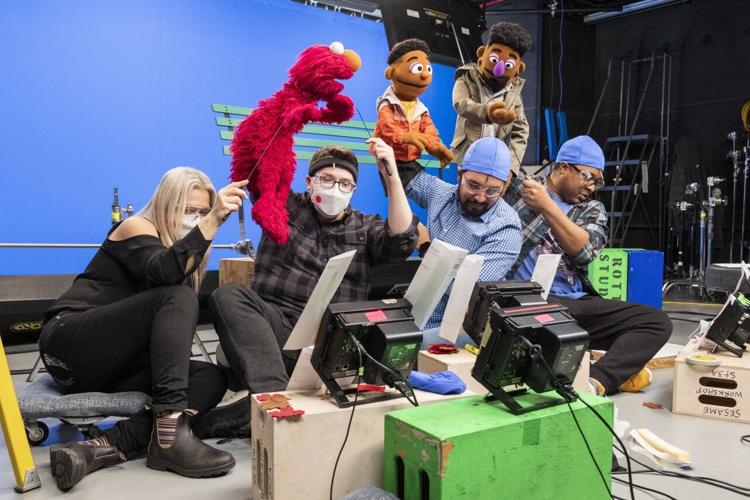 Sesame Street muppeteers