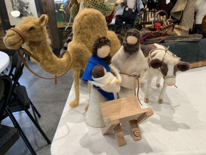 Arts on the Green handcrafted figures