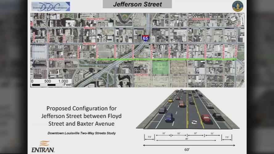 City Proposes Converting Some Downtown Streets From One Way To Two Way News Wdrb Com