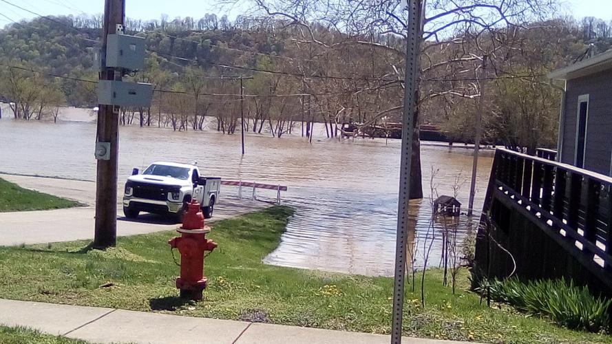 Flooding in downtown Madison