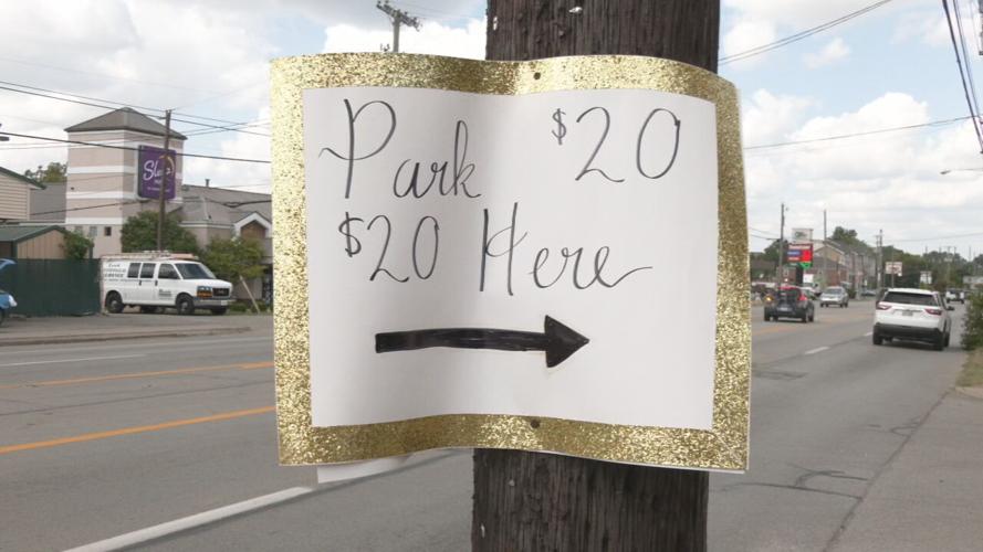 Bourbon & Beyond Parking Signs