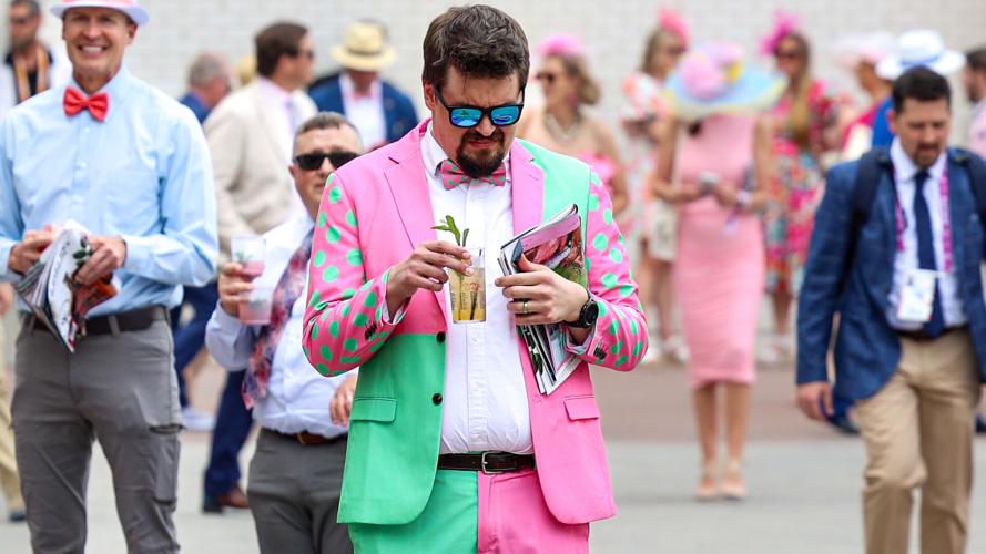 Fans on Kentucky Oaks Day 2025