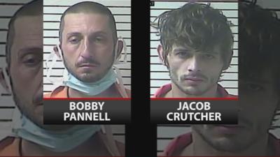 Bobby Pannell and Jacob Crutcher mugs