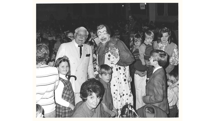 PRESTO the Magic Clown with Col. Harland Sanders