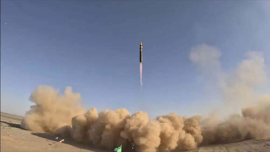 Iran launches missile