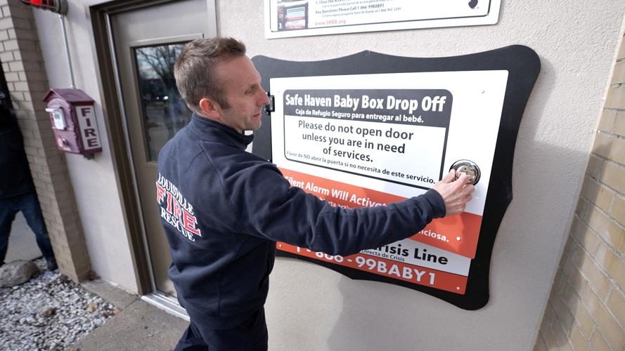 Safe Haven Baby Box installed at Louisville fire station at 1500 S. 6th Street