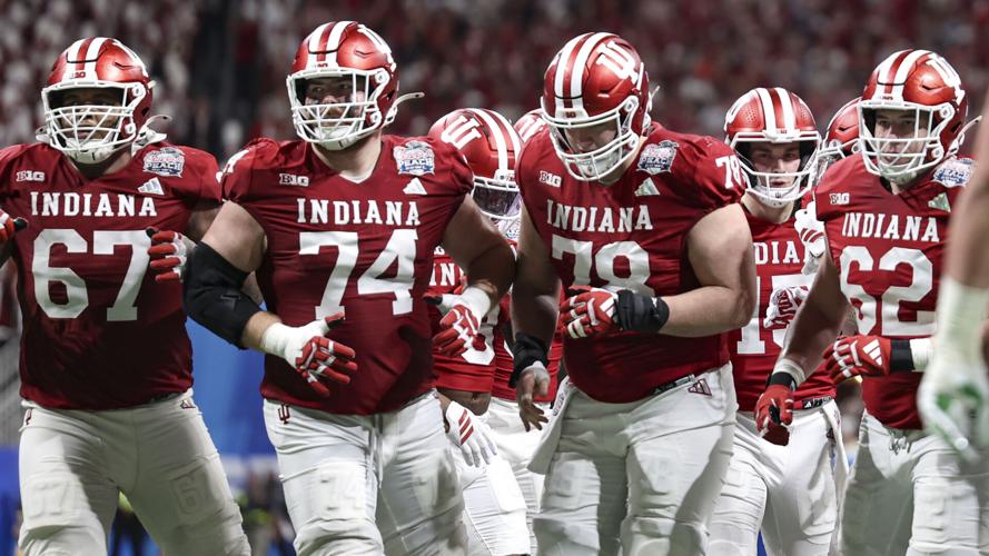 Indiana offense line