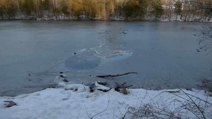 McNeely Lake Park where 2 girls fell in - 1.17.25