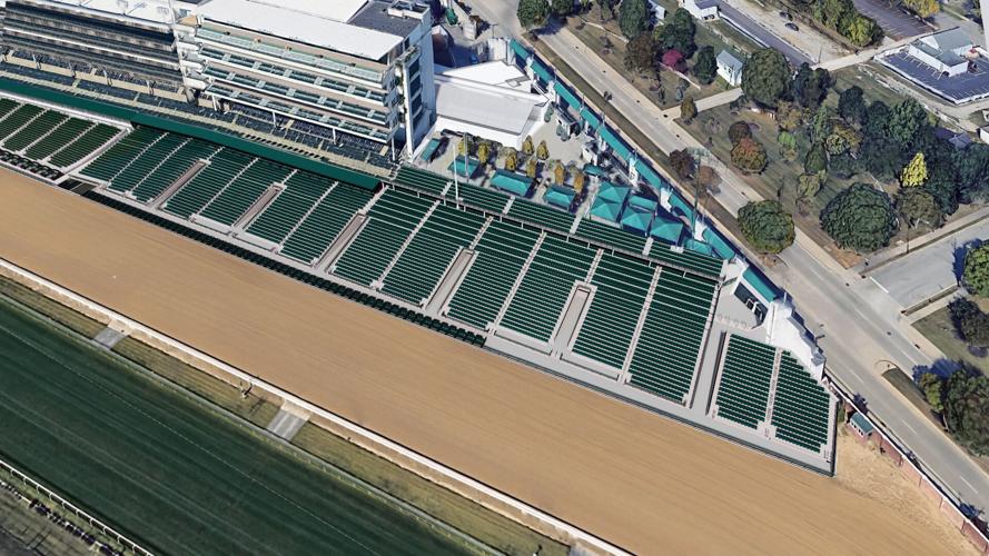 Grandstand Club Seating Rendering