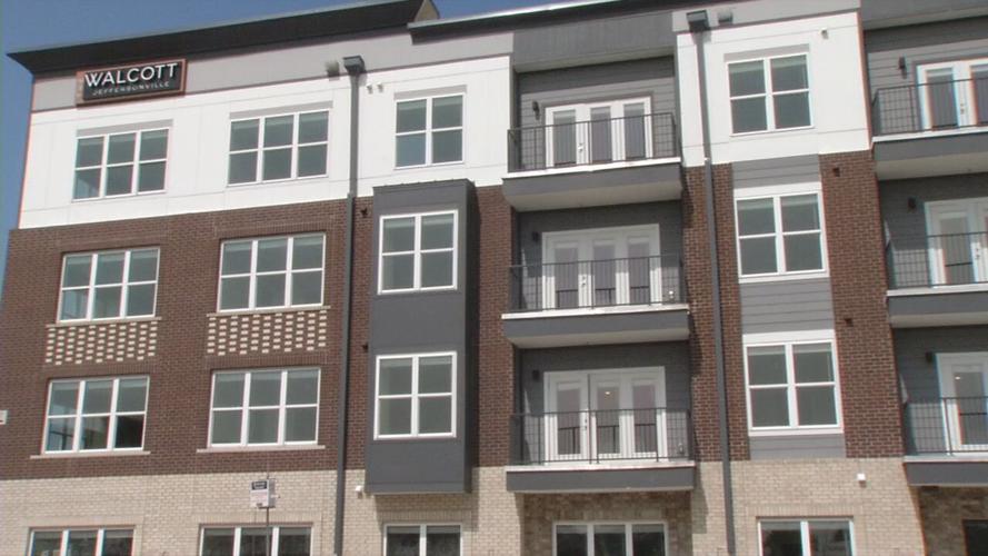 The Walcott apartment complex in Jeffersonville, Indiana