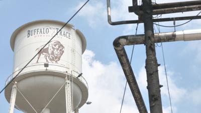 Buffalo Trace Distillery (tank with logo)