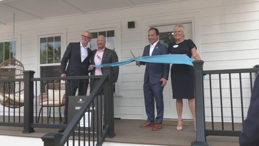 Ribbon cutting for Family Scholar House