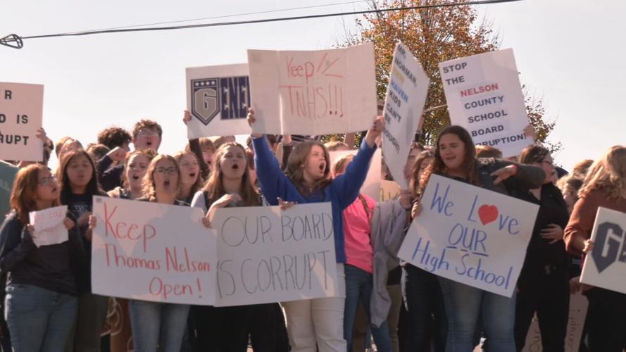 Thomas Nelson High School Walkout Group - 10.18.23