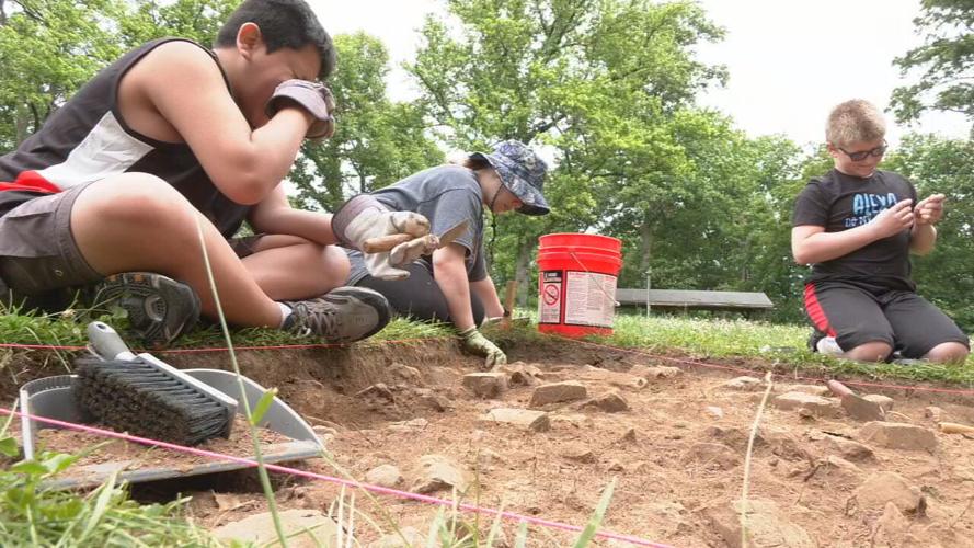 Kentucky School for the Blind archeological dig