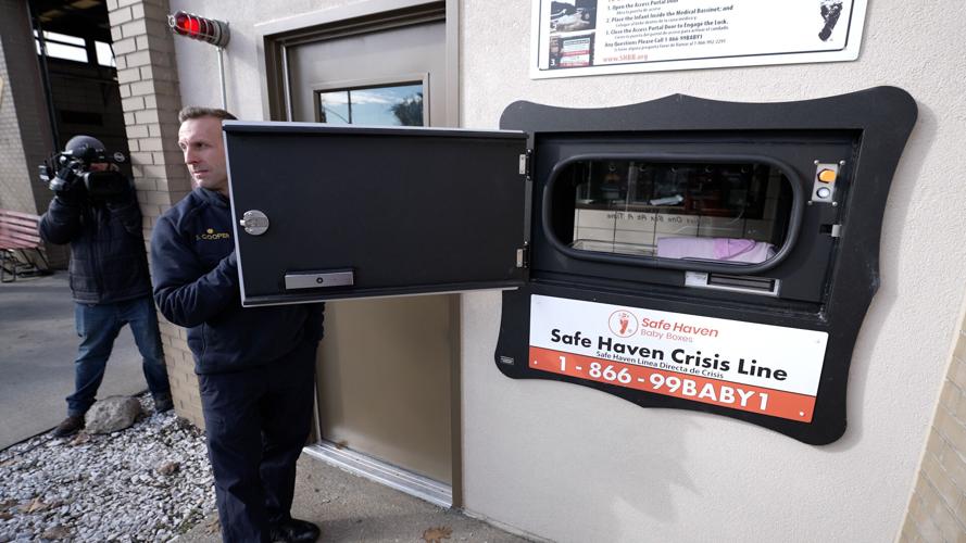 Safe Haven Baby Box installed at Louisville fire station at 1500 S. 6th Street