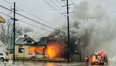 Fire on Howard Street