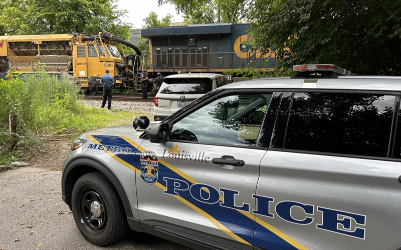 Train collision in Louisville's Clifton neighborhood