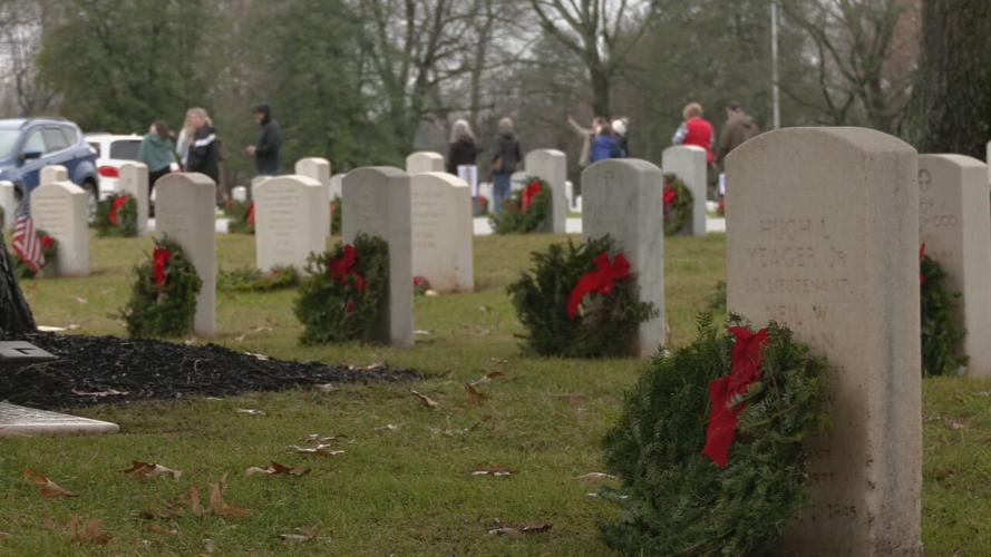 Wreath laying at Zachary Taylor National Cemetery 12-18-21
