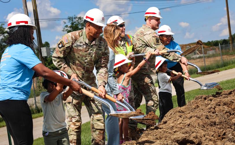 Fort Knox Child development center groundbreaking 6-20-2025