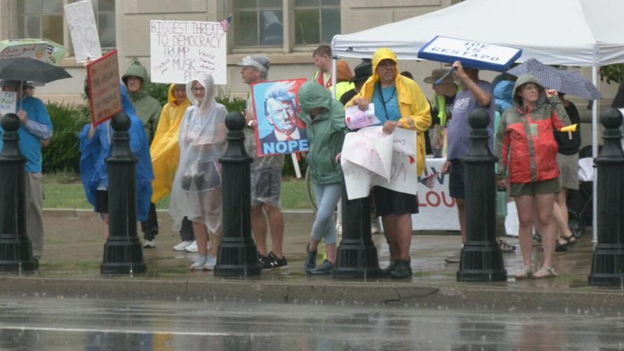 Downtown Louisville "Good Trouble" protest 7-17-2