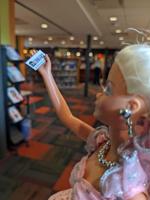Barbie makes pit stop at Louisville library ahead of movie release