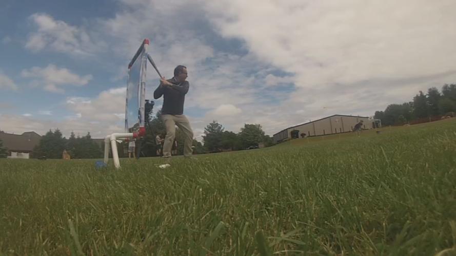 WDRB Sports' John Lewis tries his hand at Blitzball