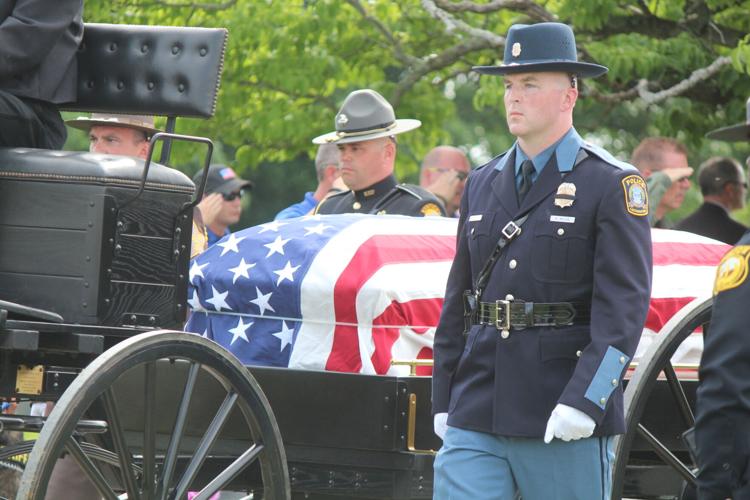 Funeral service and procession for Bardstown Police Ofc. Jason Ellis on May 30, 2013