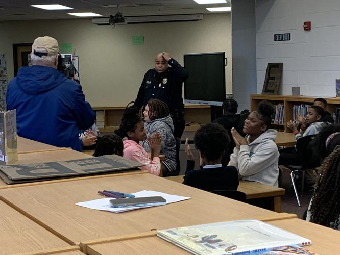 LMPD officers and Cane Run Elementary students take part in G.R.E.A.T. gang avoidance program