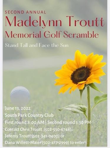 2nd annual Madelynn Troutt Memorial Golf Scramble