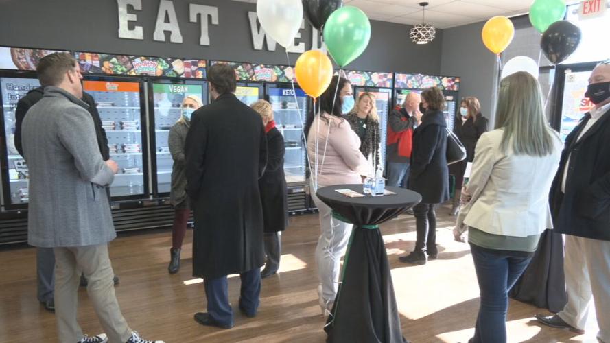 Healthy James ribbon-cutting
