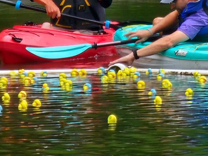 Duck Dash at the Dam