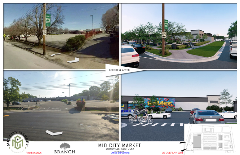 Mid City Market (before-and-after rendering)